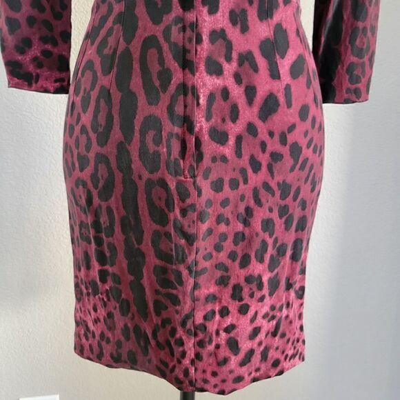 DOLCE & GABBANA signature silk leopard mini dress size 4-6 40-42 - Picture 9 of 14